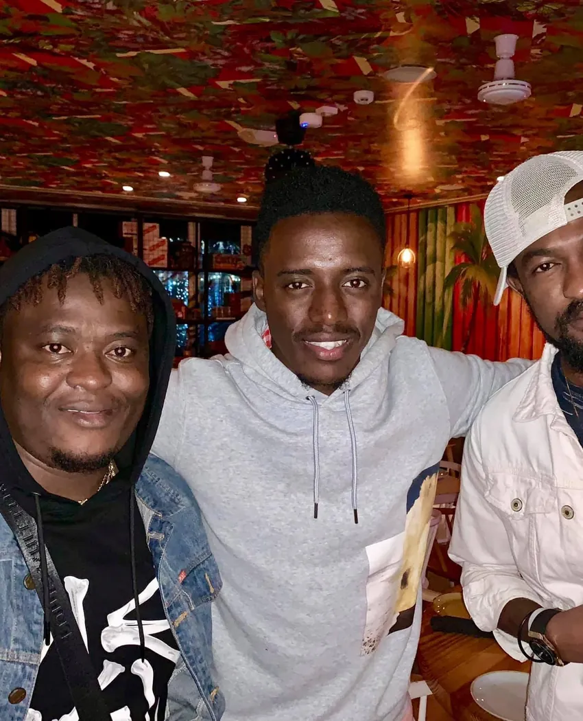 Deejay Mneddy with Romain Virgo
