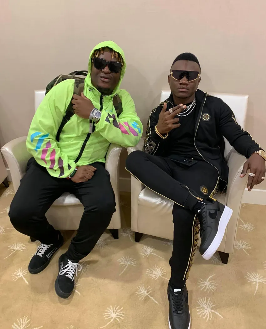 Deejay Mneddy with Mbosso