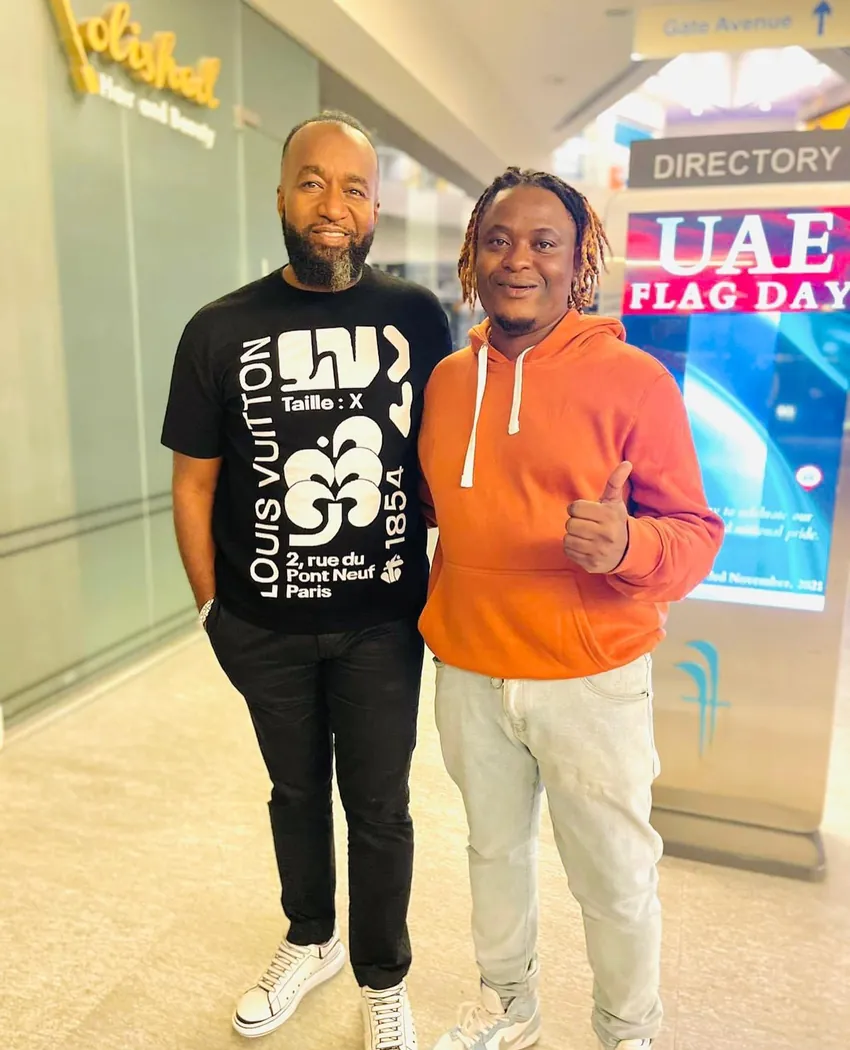 Deejay Mneddy with H.E. Hassan Joho